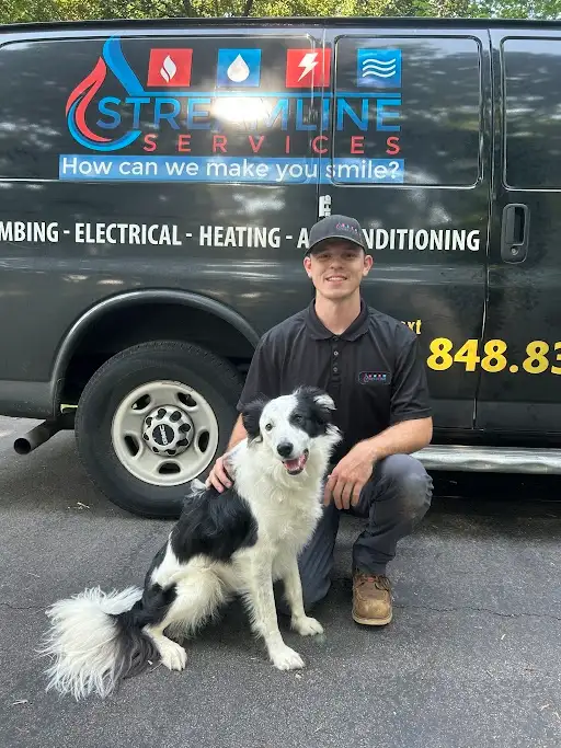 Devyn With Dog - Streamline Services