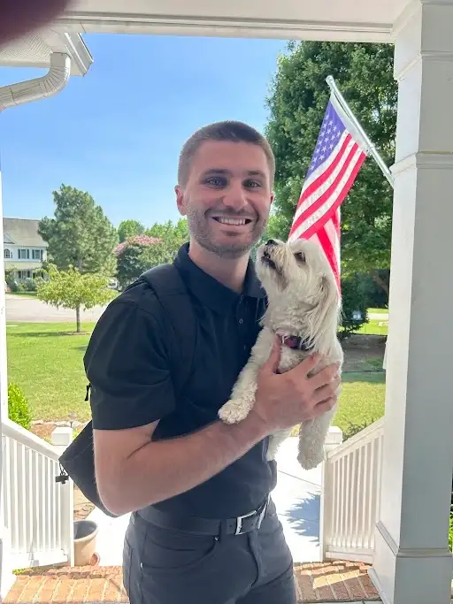 Riley With Dog 1 - Streamline Services