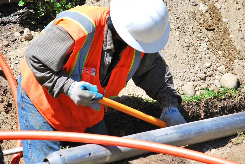 Sewer line inspection after soil movement caused by drought